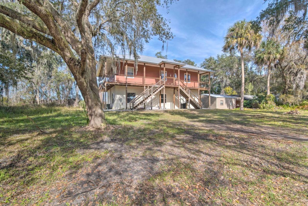 Lakefront Crystal River Home With Private Dock! Eksteriør billede
