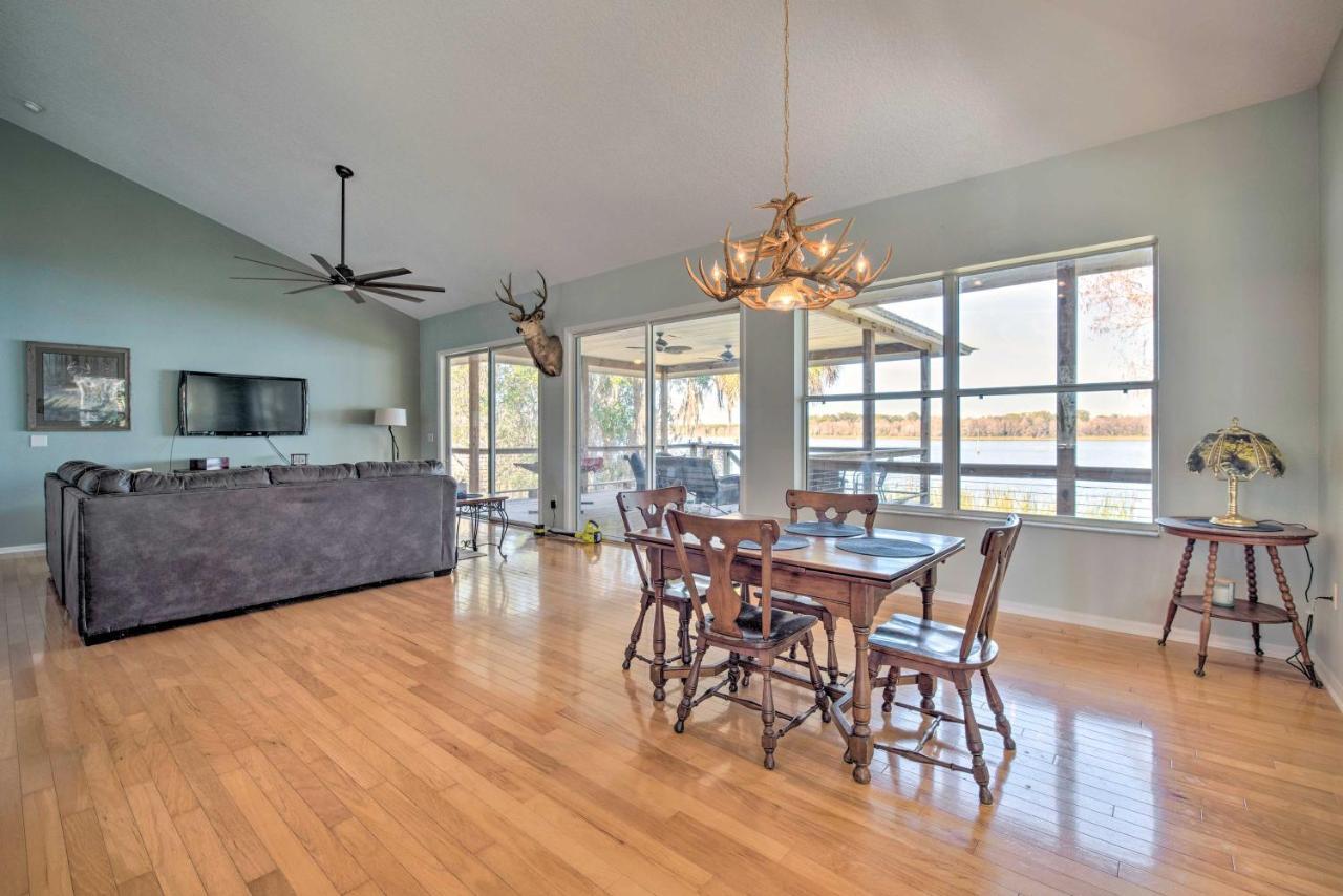 Lakefront Crystal River Home With Private Dock! Eksteriør billede