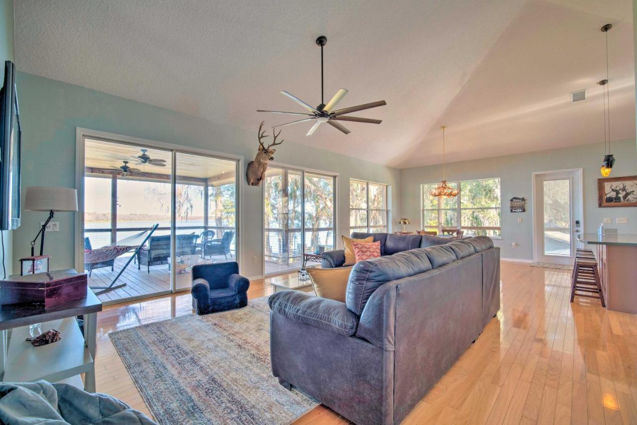 Lakefront Crystal River Home With Private Dock! Eksteriør billede